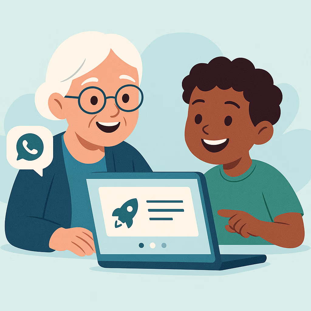 Website launch visual demo