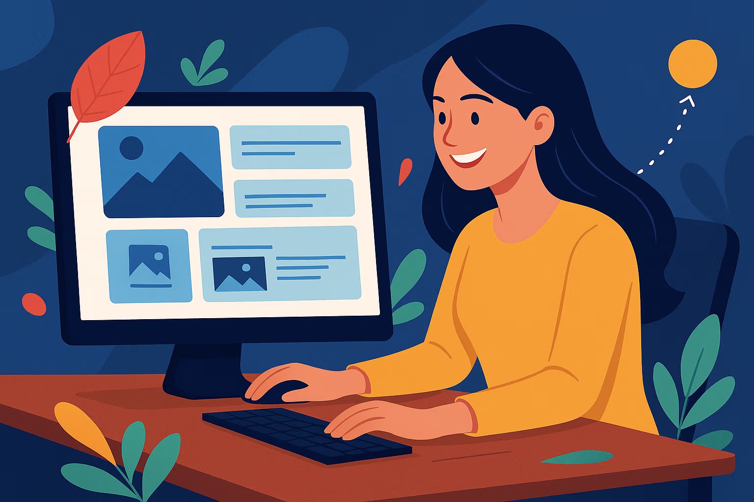 Illustration: How to Build a Website